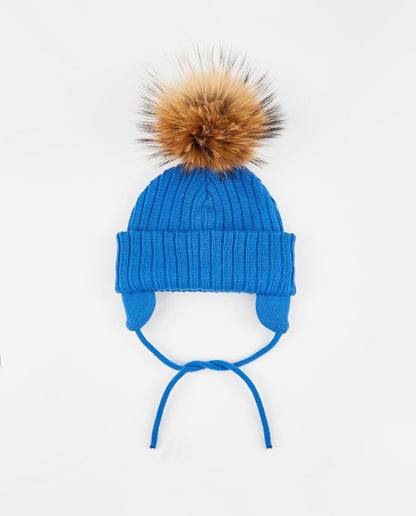 Knit Beanie Royal Blue