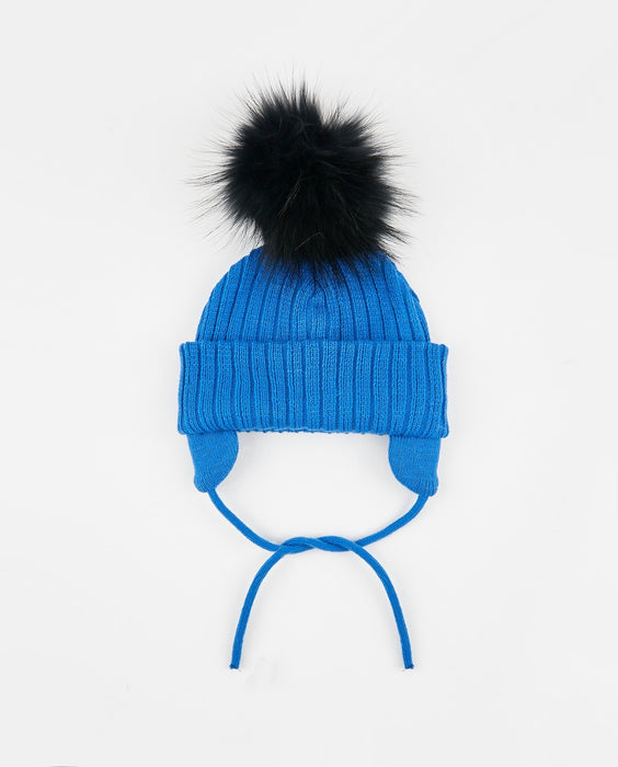 Knit Beanie Royal Blue