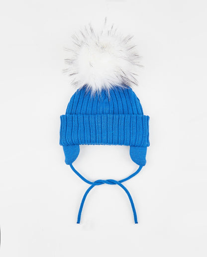 Knit Beanie Royal Blue