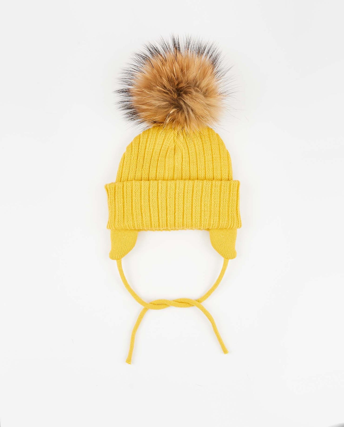 Tuque Bébé Doublée Moutarde