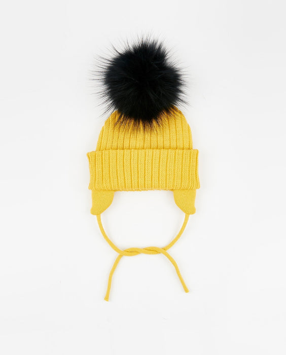 Knit Beanie Mustard