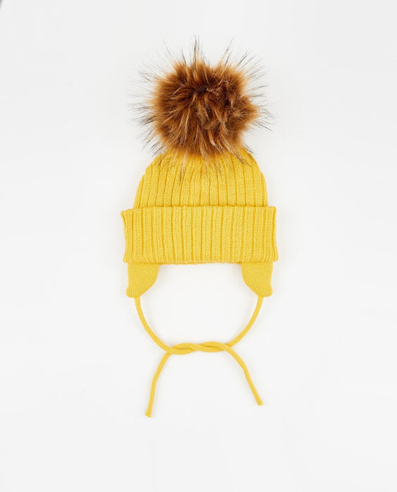 Knit Beanie Mustard