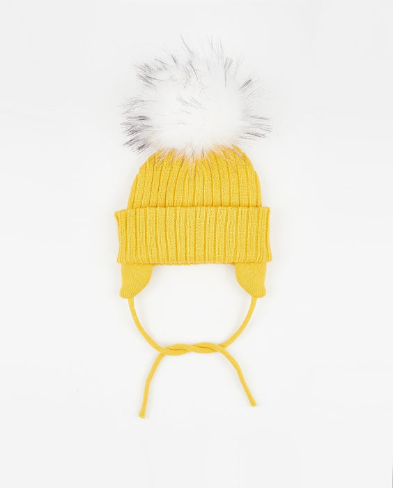 Knit Beanie Mustard