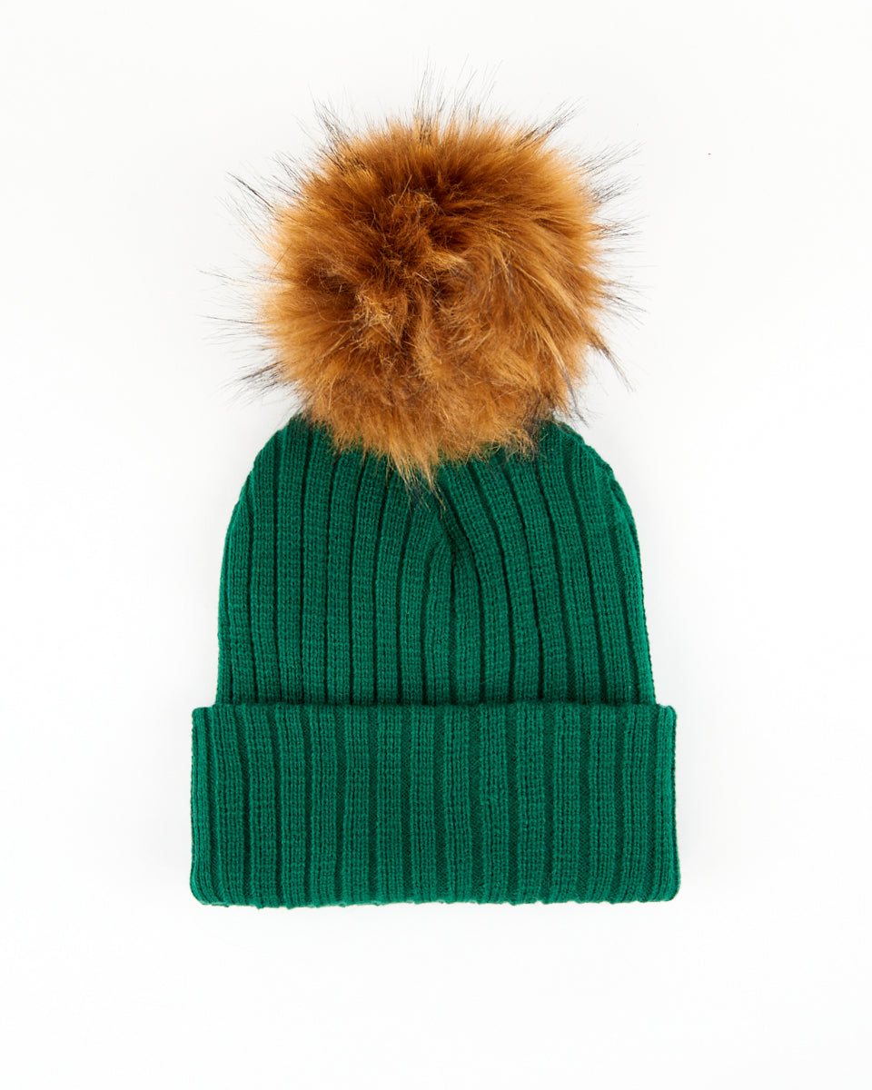 Knit Beanie Emerald