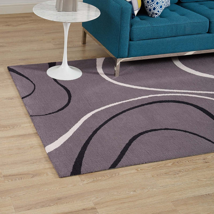 Therese Abstract Swirl Area Rug