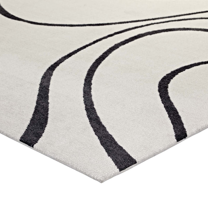 Therese Abstract Swirl Area Rug