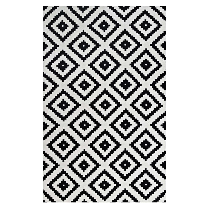 Alika Abstract Diamond Trellis Area Rug