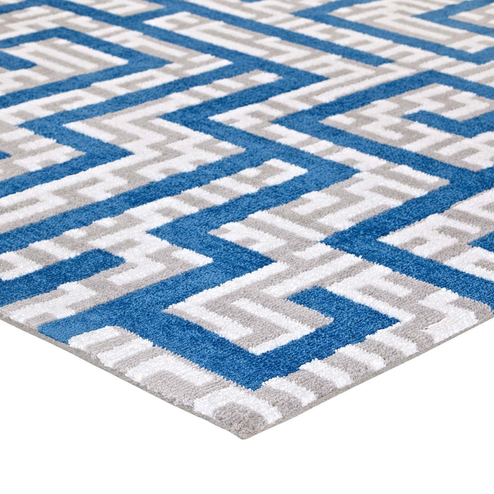 Nahia Geometric Maze Area Rug