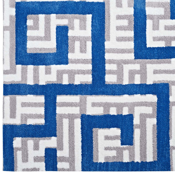 Nahia Geometric Maze Area Rug