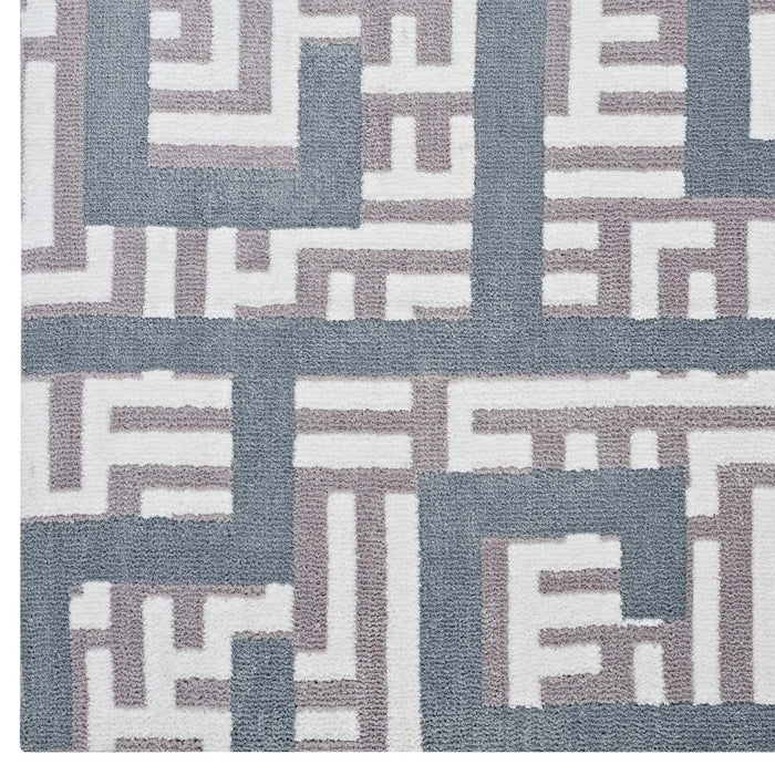 Nahia Geometric Maze Area Rug