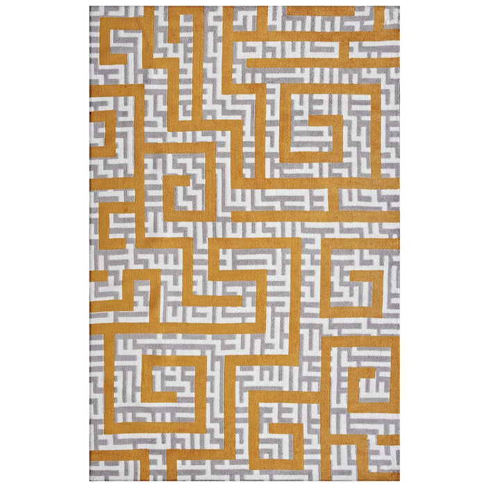 Nahia Geometric Maze Area Rug