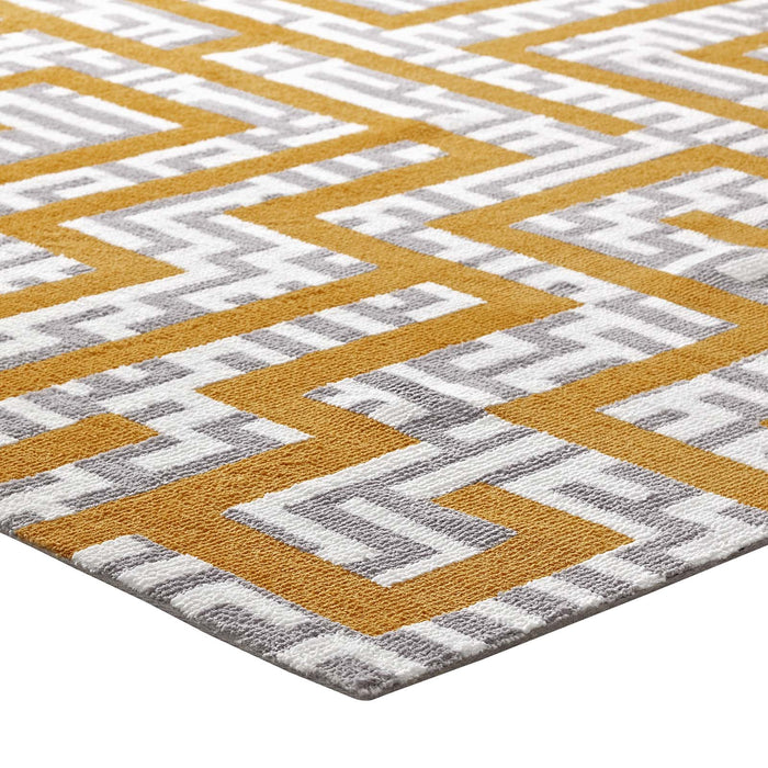 Nahia Geometric Maze Area Rug