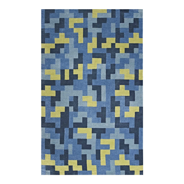 Andela Interlocking Block Mosaic Area Rug