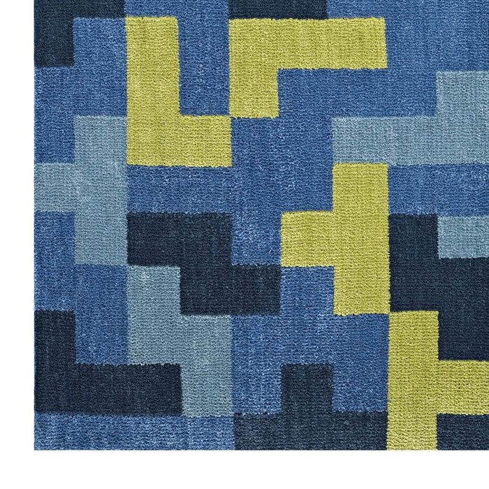 Andela Interlocking Block Mosaic Area Rug