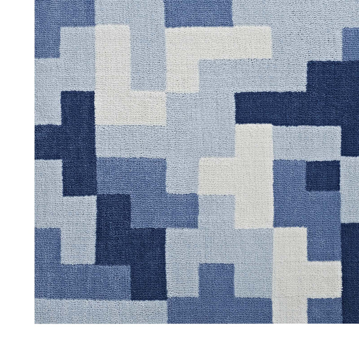 Andela Interlocking Block Mosaic Area Rug