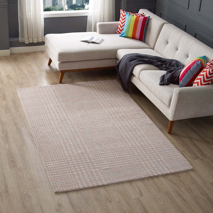 Kaja Abstract Plaid Area Rug