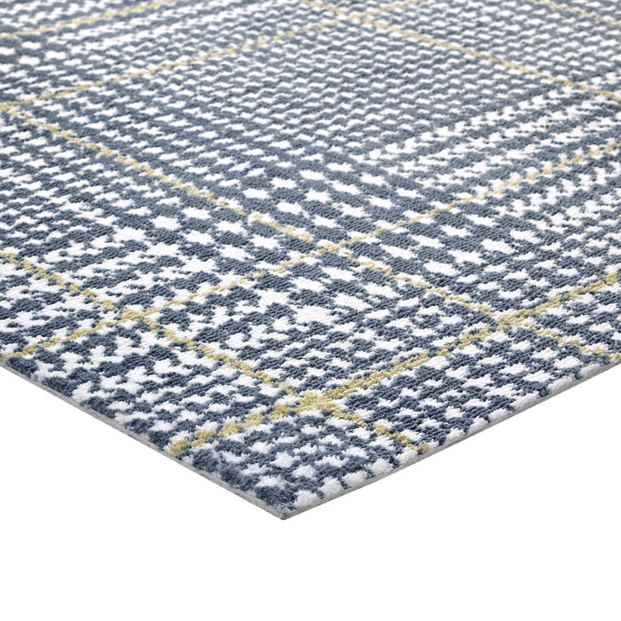 Kaja Abstract Plaid Area Rug