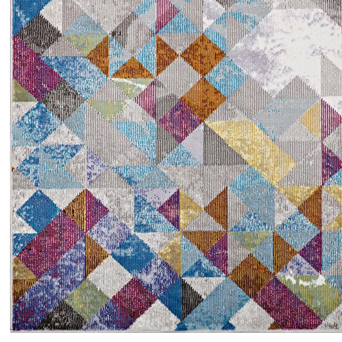 Lavendula Triangle Mosaic Area Rug