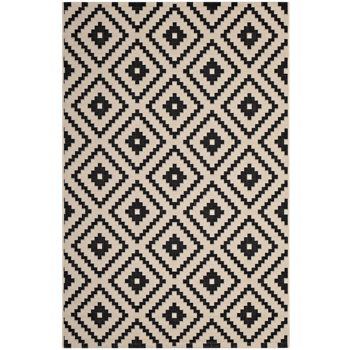 Perplex Geometric Diamond Trellis Indoor and Outdoor Area Rug