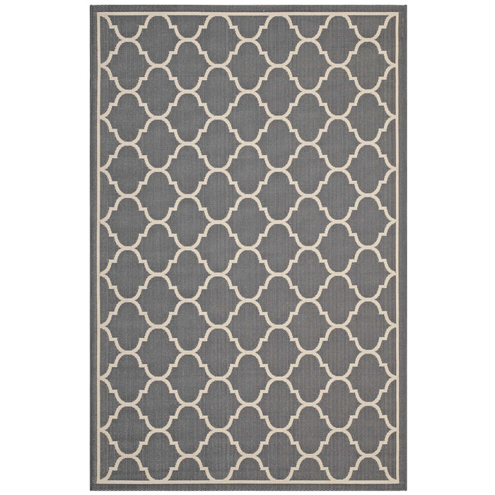 Avena Moroccan Quatrefoil Trellis Indoor and Outdoor Area Rug