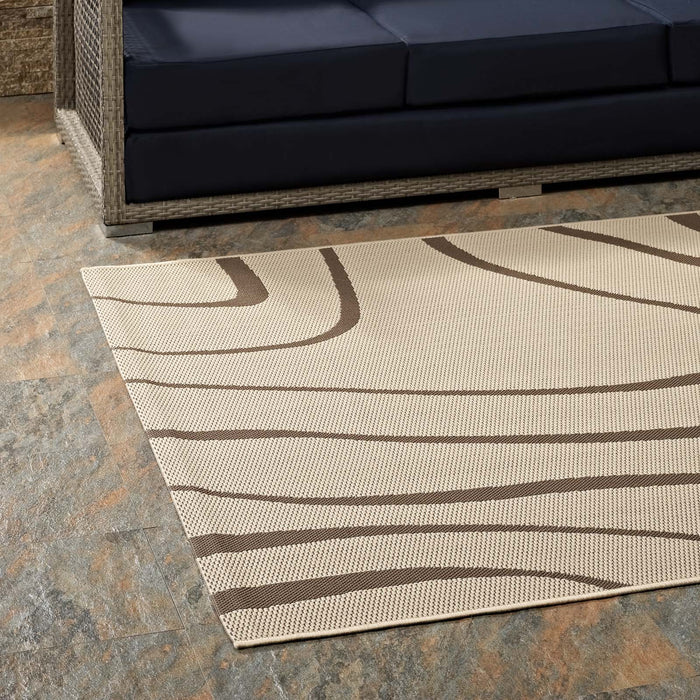 Surge Swirl Abstract Indoor and Outdoor Area Rug