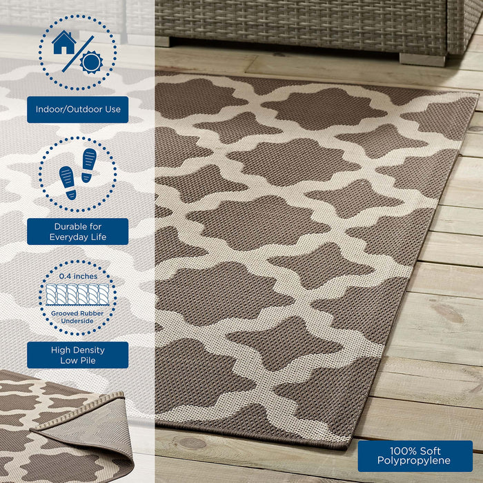 Cerelia Moroccan Trellis Indoor and Outdoor Area Rug