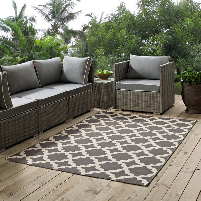 Cerelia Moroccan Trellis Indoor and Outdoor Area Rug