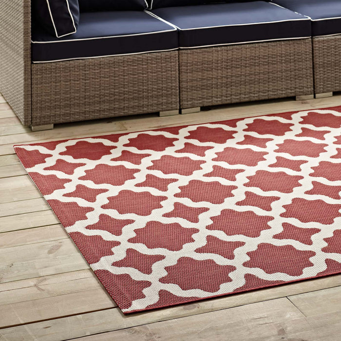 Cerelia Moroccan Trellis Indoor and Outdoor Area Rug