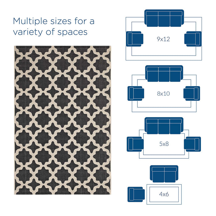 Cerelia Moroccan Trellis Indoor and Outdoor Area Rug