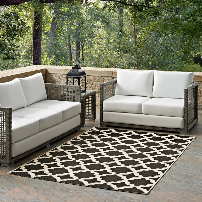 Cerelia Moroccan Trellis Indoor and Outdoor Area Rug