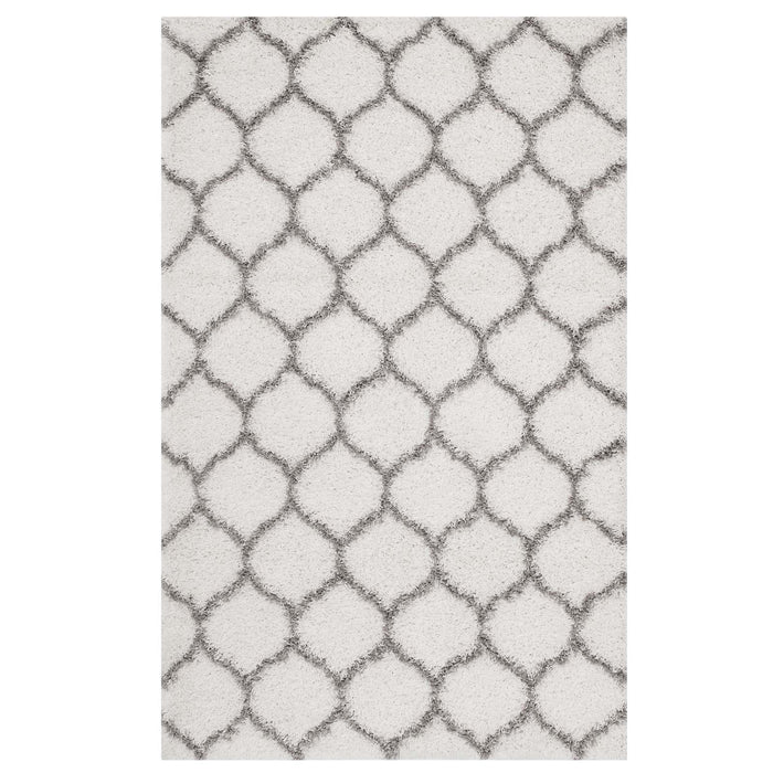 Solvea Moroccan Trellis Shag Area Rug