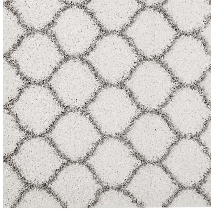 Solvea Moroccan Trellis Shag Area Rug