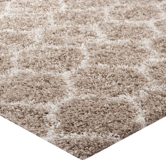 Solvea Moroccan Trellis Shag Area Rug