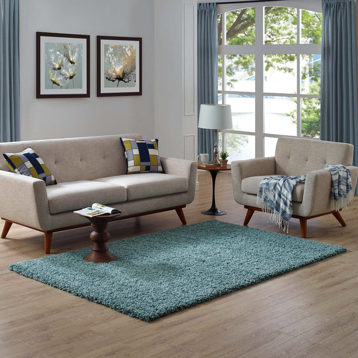 Enyssa Solid Shag Area Rug