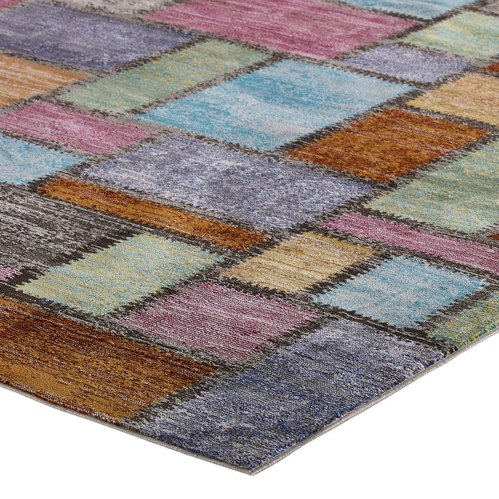 Success Nyssa Abstract Geometric Mosaic Area Rug