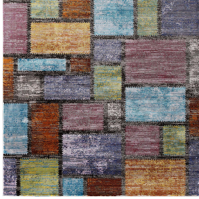 Success Nyssa Abstract Geometric Mosaic Area Rug