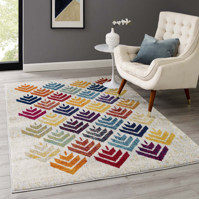 Entourage Florin Abstract Floral Area Rug