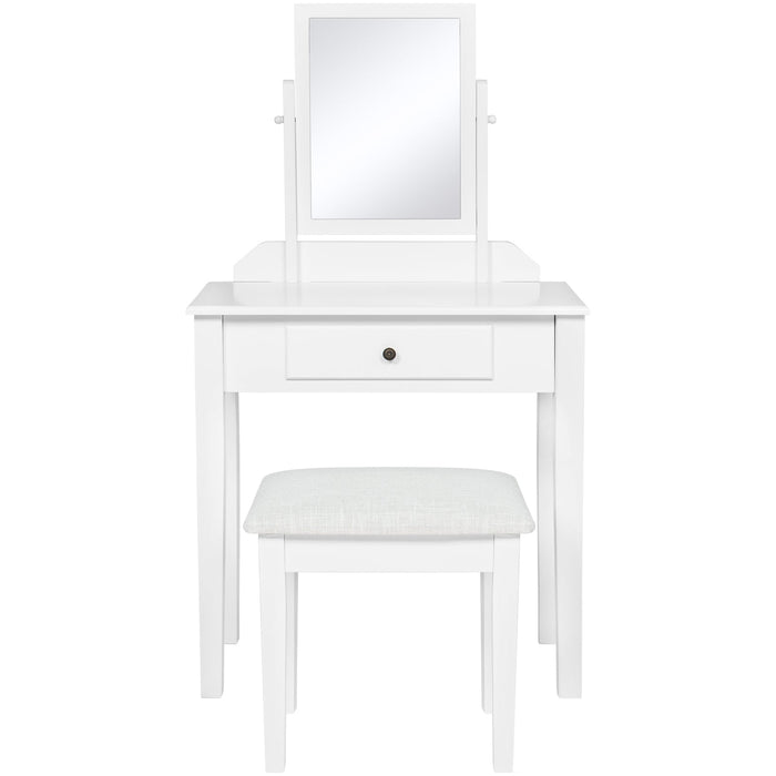 Bathroom Vanity Table Set w/ Stool