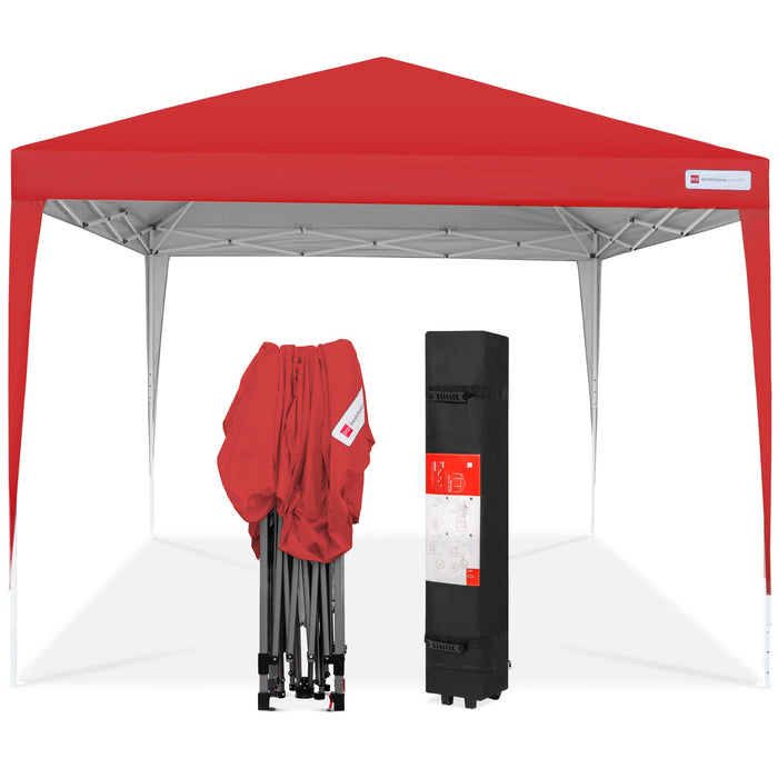 Outdoor Portable Pop Up Canopy Tent w/ Carrying Case, 10x10ft