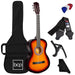 Beginner Acoustic Guitar Set w/ Case, Strap, Strings - 38in