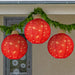 3-Piece Hanging Pop-Up Ornaments Outdoor Christmas Decor, LED Lights