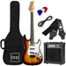 Beginner Electric Guitar Kit w/ Case, 10W Amp, Tremolo Bar - 39in