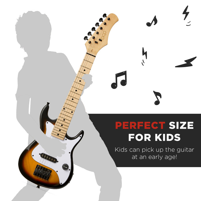 Kids Electric Guitar Beginner Starter Kit w/ 5W Amplifier - 30 in