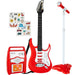 Kids Electric Guitar Toy Play Set w/ 6 Songs, Microphone, Amp