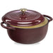 Cast-Iron Dutch Oven Kitchen Cookware w/ Enamel, Handles - 7.5qt