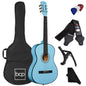 Beginner Acoustic Guitar Set w/ Case, Strap, Strings - 38in