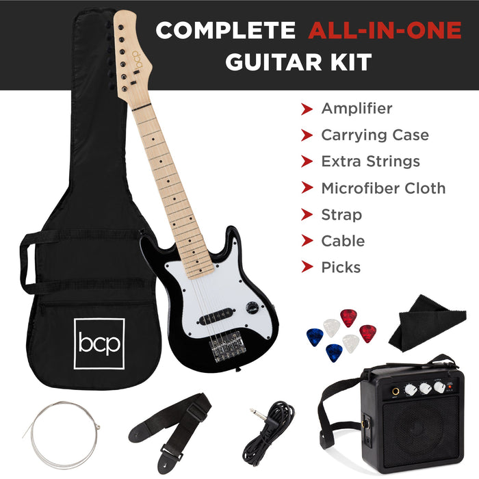 Kids Electric Guitar Beginner Starter Kit w/ 5W Amplifier - 30 in