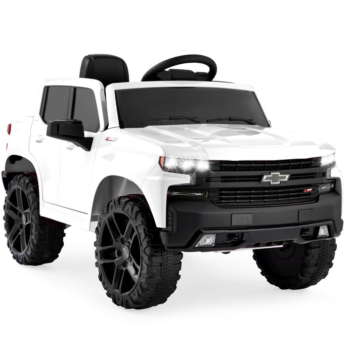 12V Licensed Chevrolet Silverado Ride On Truck w/ Parent Remote Control