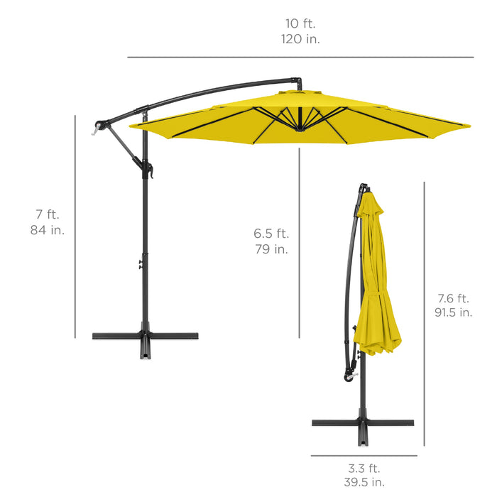 Offset Hanging Patio Umbrella - 10ft