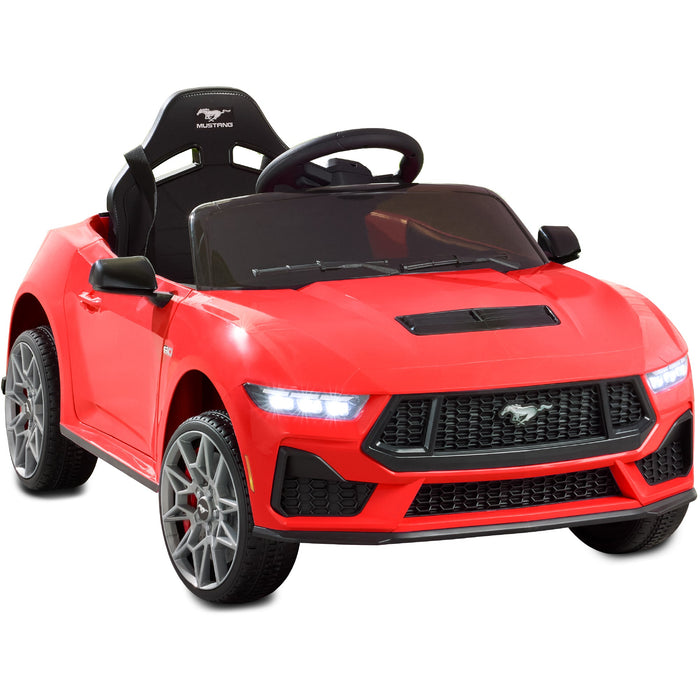 12V Kids Ride-On Car Officially Licensed Ford Mustang w/ Remote, 2 Speeds